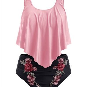 High rise two piece swimsuit